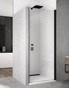 Usa de nisa pivotanta Sanswiss Solino SOL1, 75xH200 cm profil negru mat