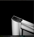 Profil de extensie parte fixa U+ 2 cm Radaway Premium Plus A, E, C, D, P, DWJ