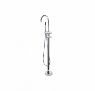 Baterie cada si dus freestanding Besco Illusion crom