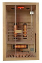 Sauna uscata 2 persoane Sanotechnik MALMO cu 7 rezistente 120x105xH190 cm