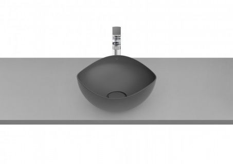 Lavoar Roca Ohtake 37.5x37.5xH17.5 cm, culoare onyx