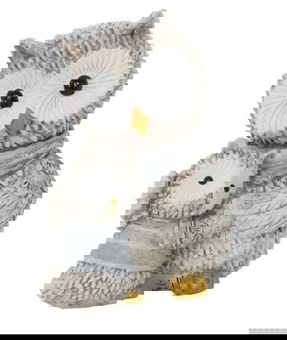 Decoratiune Owl Ken, Mauro Ferretti, 7x4.5x7.5 cm, polirasina, multicolor