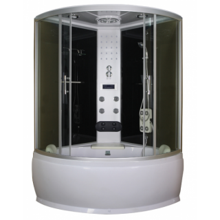 Cabina dus Sanotechnik Cuba 2 cu hidromasaj si generator de aburi 130x130xH215 cm