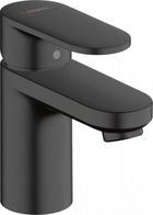 Baterie lavoar Hansgrohe Vernis Blend 70 cu ventil pop-up, negru mat