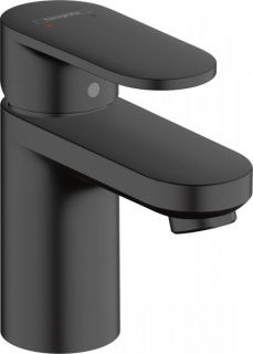 Baterie lavoar Hansgrohe Vernis Blend 70 cu ventil pop-up, negru mat