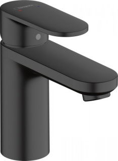 Baterie lavoar Hansgrohe Vernis Blend 100 cu ventil pop-up, negru mat