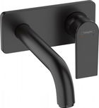 Baterie lavoar Hansgrohe Vernis Shape, pipa 20,7 cm, negru mat