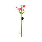 Lampa de gradina Butterfly, Lumineo, 6.7x19.5x81 cm, metal, multicolor