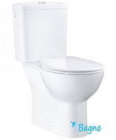 Set PROMO Grohe Bau Ceramic vas wc cu capac soft close si rezervor evacuare verticala