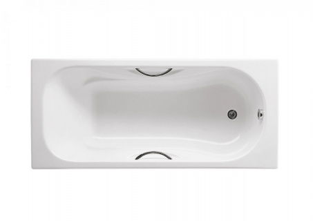 Cada fonta Roca Malibu 160x70xH42 cm cu baza antialunecare si manere