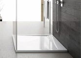 Cadita dus SanSwiss ILA WIQ 100x100xH3.5 cm marmura sintetica