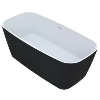 Cada freestanding Vayer Volans compozit mineral EverHard 151x72xH54 cm exterior negru