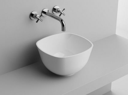 Lavoar Cast Marble Volos 35x35x21 cm, fara preaplin