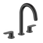 Baterie lavoar Hansgrohe Vernis Blend, marimea L, cu ventil, negru mat