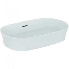 Lavoar pe blat Ideal Standard Ipalyss cu preaplin 60x38 cm, alb