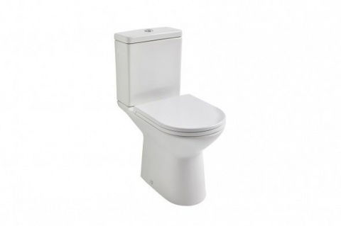 Set PROMO Vas wc Gala Aris 66x36 cm cu rezervor alimentare laterala si capac soft-close