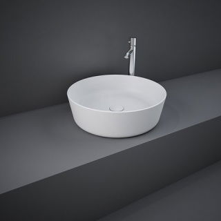 Lavoar Rak Ceramics Feeling rotund Ø 42 cm alb mat