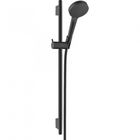 Set dus Hansgrohe Vernis Blend cu bara 65 cm, furtun si para, negru mat