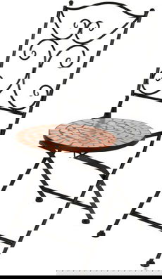 Scaun pentru gradina Bistro Mosaic, 40x38x90 cm, metal