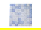 Autocolant decorativ Plaid, 30x30 cm, 8 piese, polipropilena, albastru