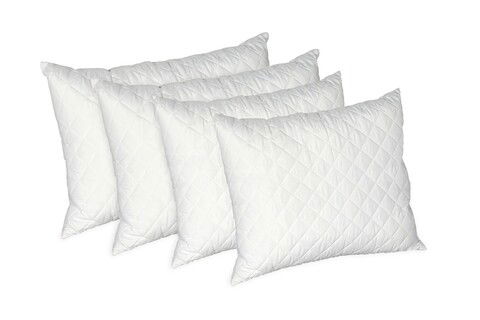 Set Alcam, 2 perne microfibra 40x50 cm, 2 perne microfibra 70x90 cm