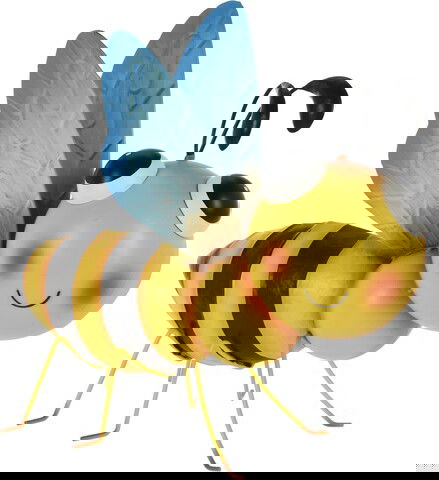 Decoratiune Bee, 39.5x13.6x35 cm, metal, multicolor