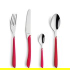 Set tacamuri 24 piese, Amefa, Eclat Matt, inox, roz inchis