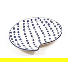 Platou Shell w dots, Mercury, 26x25.5x3 cm, ceramica, multicolor