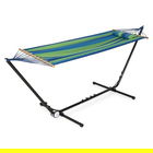 Hamac gradina/terasa, Hammock, 200 x 100 cm, albastru/verde