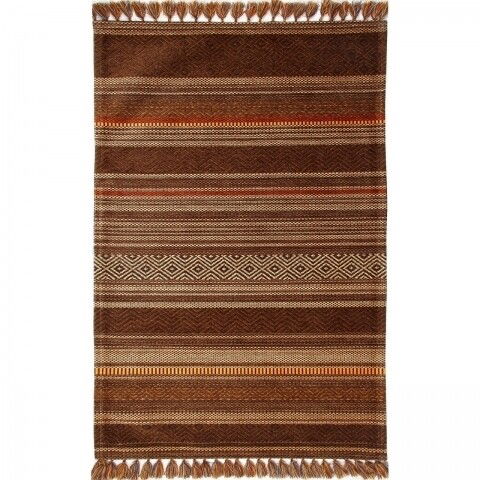 Covor rezistent IN 01 - Brown, Terra, 80x150 cm, maro