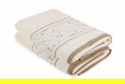 Set 2 prosoape de baie 70x140 cm, 100% bumbac, Hobby, Sultan Cream