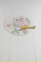 Covoras de baie, Chilai, Owl - Ecru