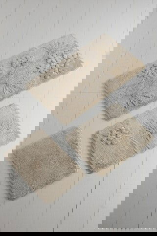 Set 3 covorase de baie, Chilai, Orkide - Beige