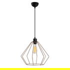 Lustra Opviq Maden, 33x126 cm, E27, 100 W, negru