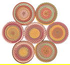 Covor Eko rezistent, CMX 03, 50% bumbac, 50% poliester, 90 cm Ø