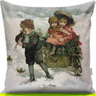 Perna decorativa, Gravel, A13033, 43x43 cm, policoton, multicolor