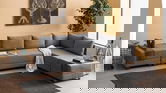 Coltar extensibil Fly Right, Balcab Home, 210x280 cm, gri