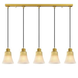 Lustra Foca N-111, Noor, 88 x 105 cm, 5 x E27, 100W, auriu