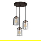 Lustra Pamukkale N-1221, 37 x 114 cm, Noor, 3 x E27, 100W, negru