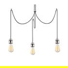 Lustra Kabluni MR - 905, Opviq, 96 x 6 x 102 cm, 3 x E27, 40W, chrome
