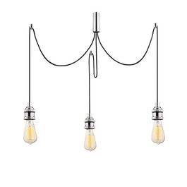 Lustra Kabluni MR - 905, Opviq, 96 x 6 x 102 cm, 3 x E27, 40W, chrome