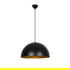 Lustra Sivani MR - 723, Opviq, 50 x 121 cm, 1 x E27, 100W, negru/auriu