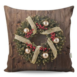 Perna decorativa Crown, Gravel, 43x43 cm, policoton, multicolor