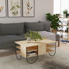 Masuta de cafea Norfolk Oak, Decortie, 94x60x45 dt, stejar