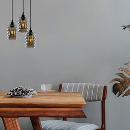 Candelabru, Opviq, Smoked - 021, E27, 60 W, metal/sticla