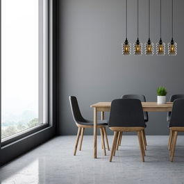 Candelabru, Opviq, Smoked - 024, E27, 60 W, metal/sticla