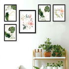 Set 5 tablouri decorative, SET_046, Lulu, 24x29 cm/34x44 cm, plastic