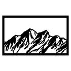 Decoratiune de perete, Mountain, Tanelorn, 100x60 cm, metal