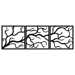 Decoratiune de perete, Tree 13, Tanelorn, 136x45 cm, metal