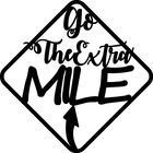 Decoratiune de perete, Go The Extra Mile, Tanelorn, 60x60 cm, metal